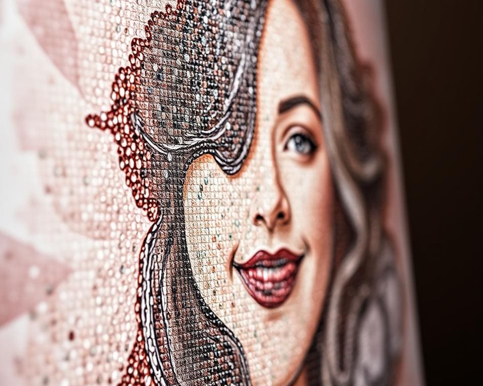 diamond painting met eigen afbeelding