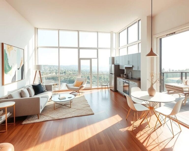 Moderne inrichting voor een zonnig vakantieappartement