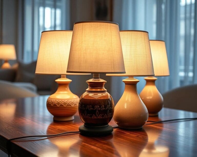 Sfeervolle tafellampen voor een warme uitstraling