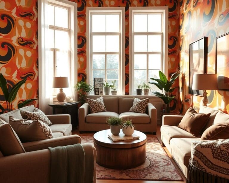 Welke behangprint geeft jouw woonkamer direct sfeer?