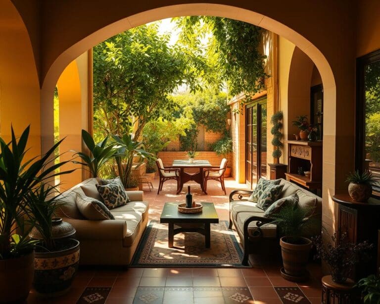 Woonkamers verbinden met buitenruimtes in Spanje