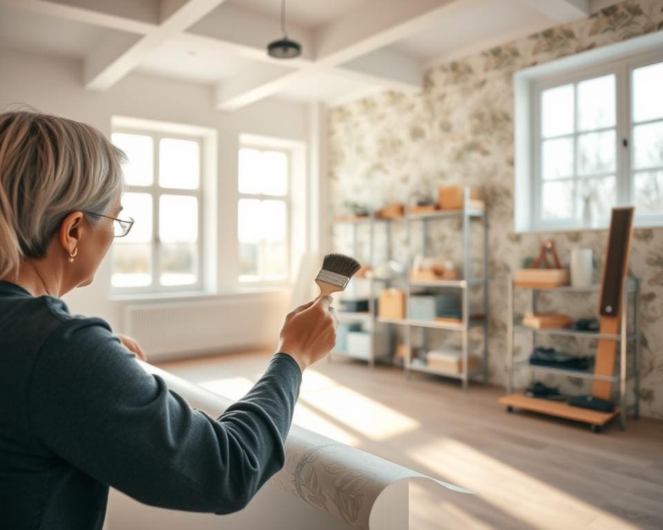 aanbrengen Eijffinger vliesbehang