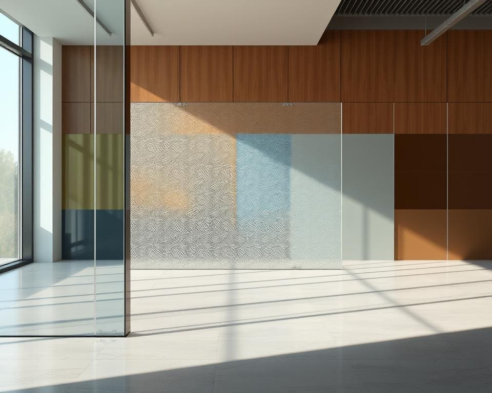 materialen glaswanden