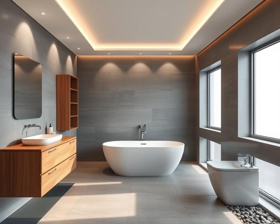 Badkamer inrichten met moderne materialen