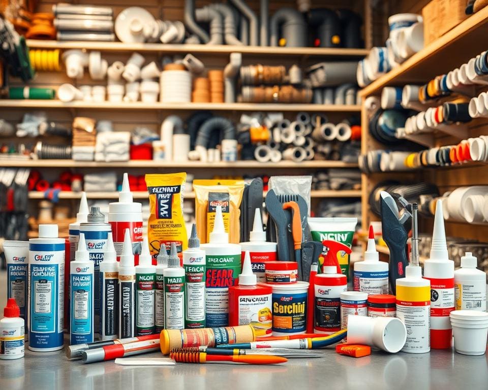 materialen voor lekkages