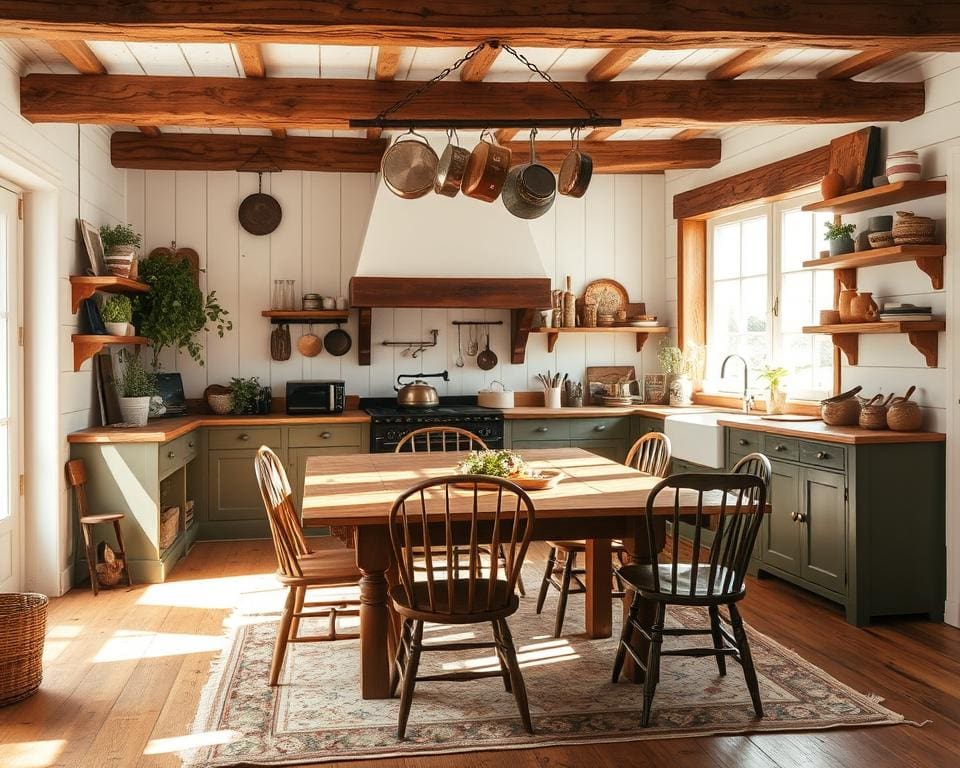De mooiste ideeën voor een landelijke keuken