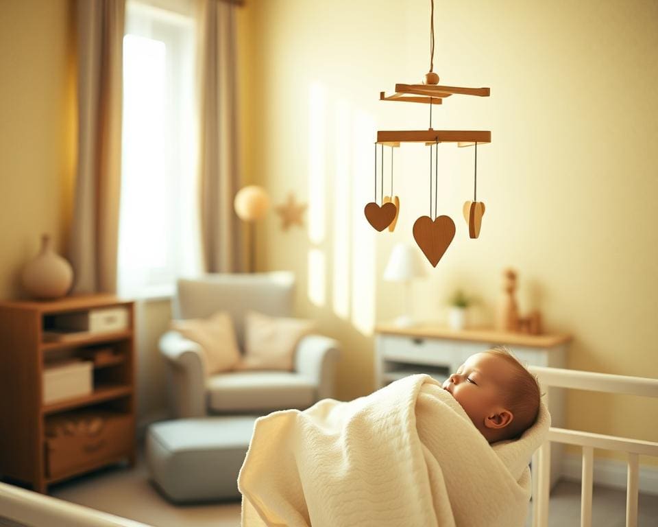 Hoe draagt een muziekmobiel bij aan de ontwikkeling van je baby?