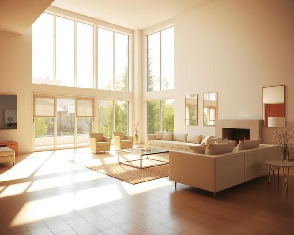 Hoe gebruik je licht om kamers groter te laten lijken?