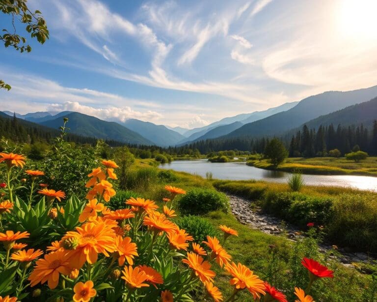 Hoe gebruik je natuurlijke kleuren buiten?