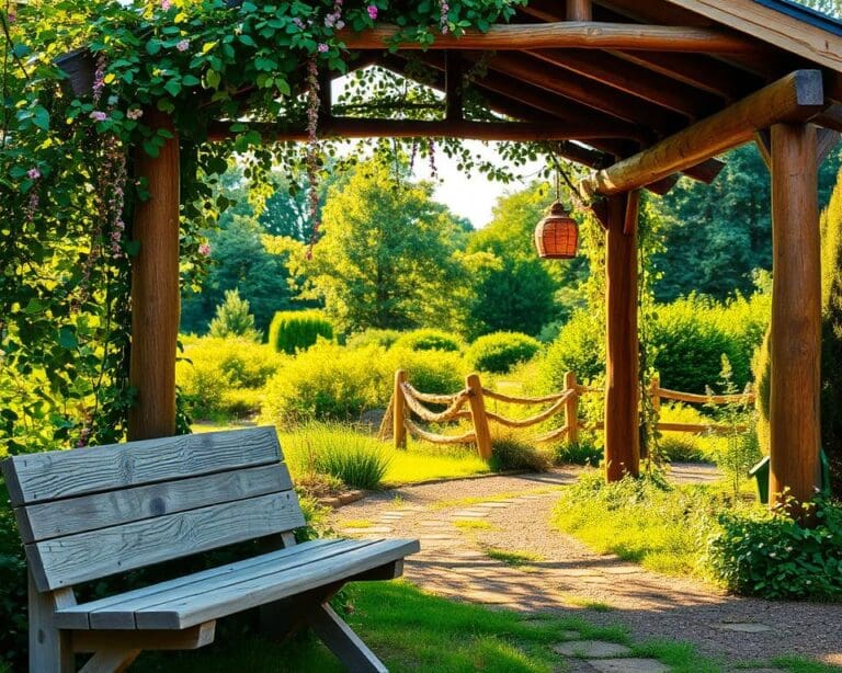 Hoe geef je je tuin een natuurlijke uitstraling met hout?