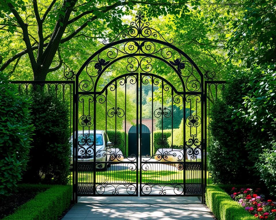 Hoe geef je je tuin extra stijl met een dubbele tuinpoort?