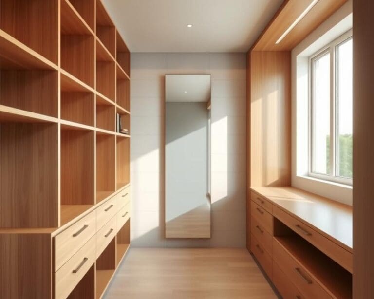 Hoe ontwerp je een praktische inloopkast?