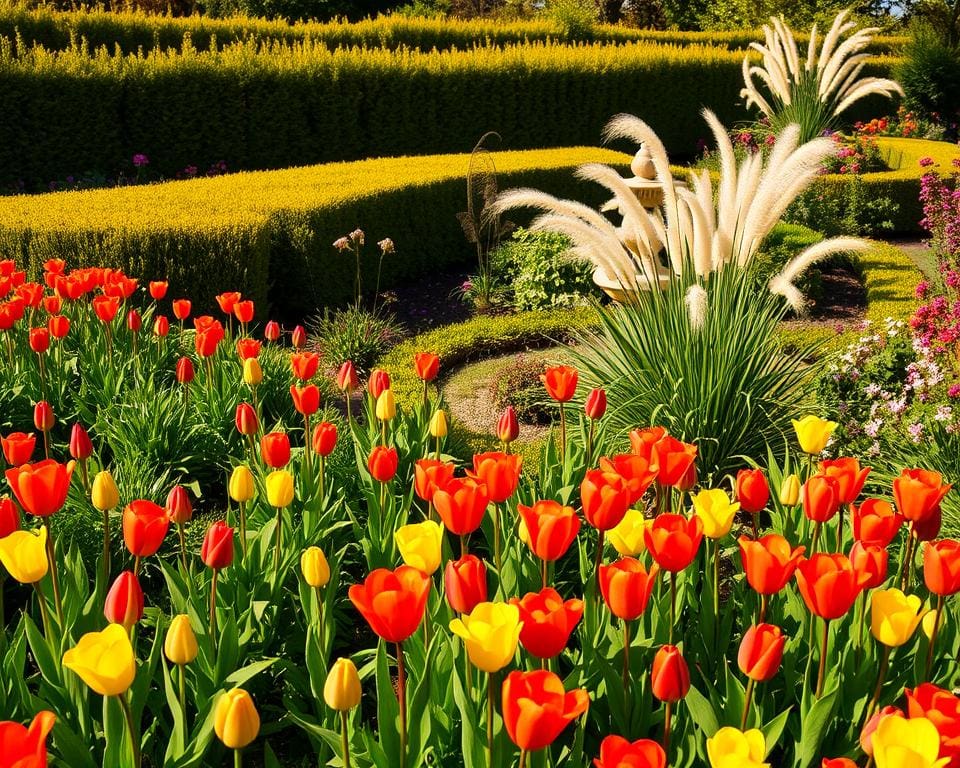 Op welke manier breng je contrast in beplanting?