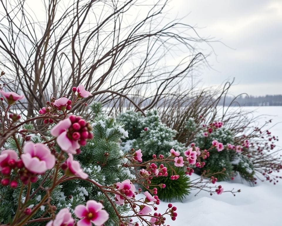 Op welke manier breng je kleur in de wintertuin?