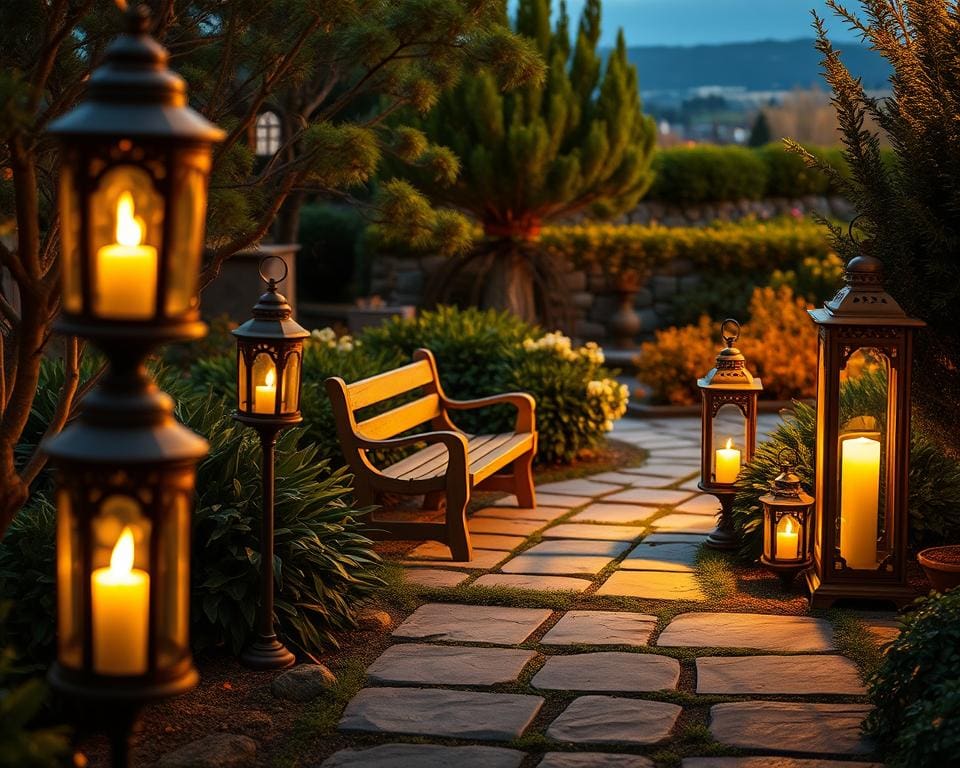 Op welke manier breng je warmte met buitenverlichting?