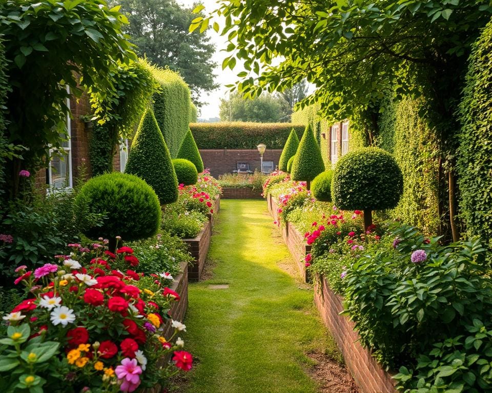 Waarmee maak je een kleine tuin ruimtelijker?