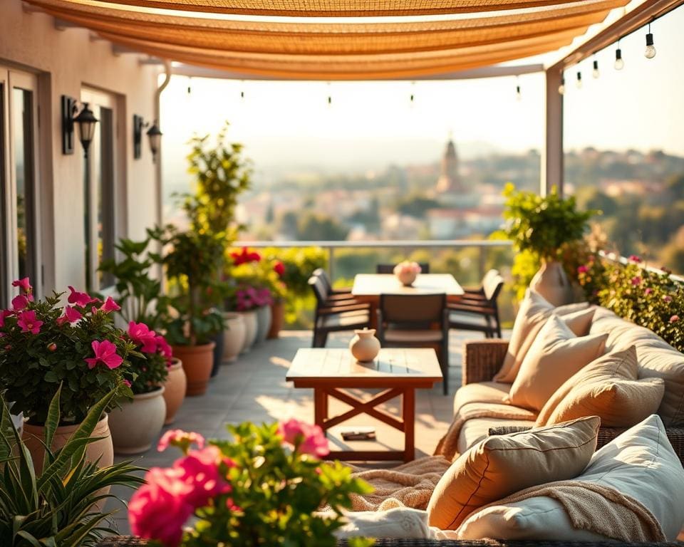 Waarmee maak je een terras extra uitnodigend?