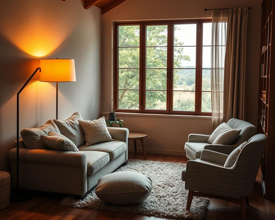 Waarmee maak je een zithoek beschut en knus?