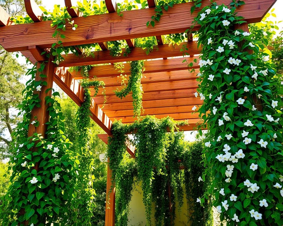 Waarom kiezen voor een pergola met klimplanten?