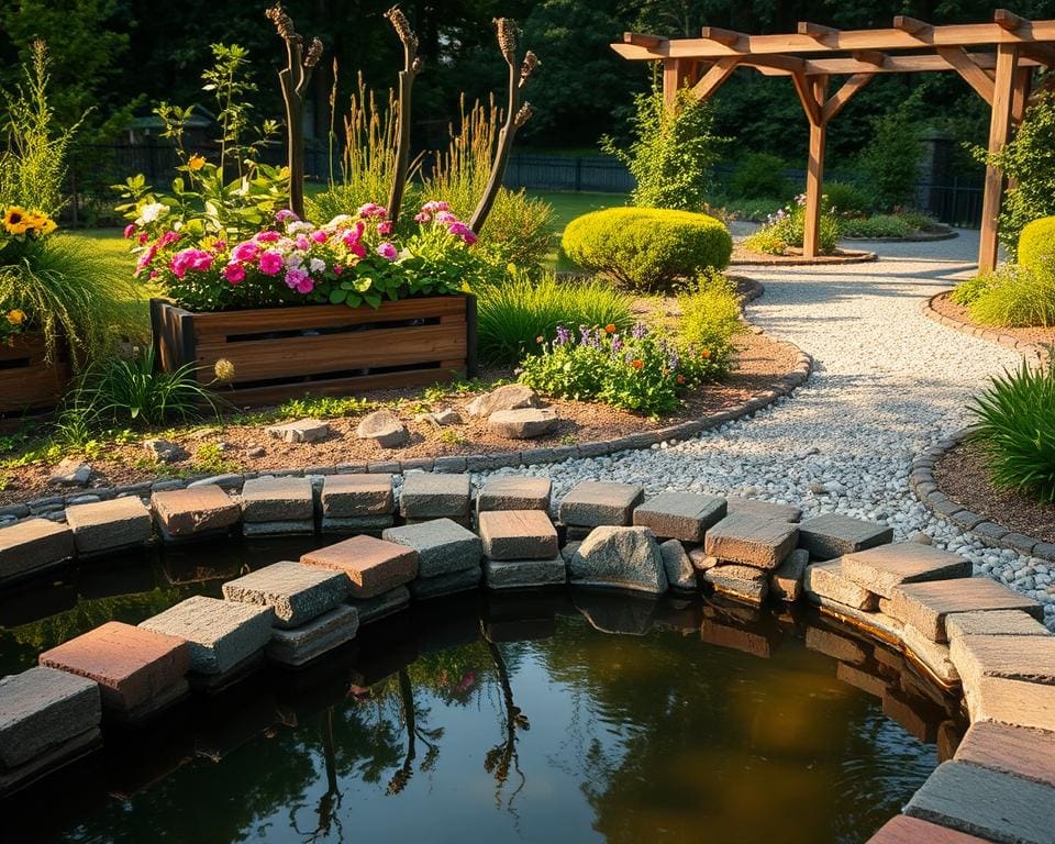 Waarom kiezen voor gerecyclede tuinmaterialen?