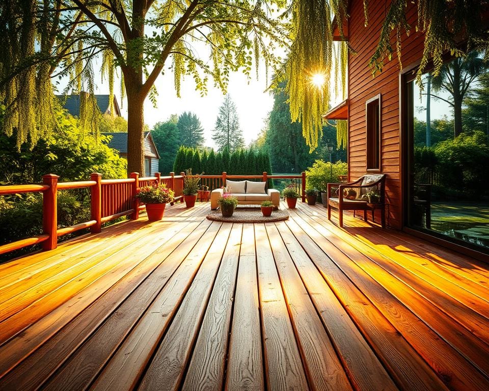 Wat maakt een houten terras zo sfeervol?