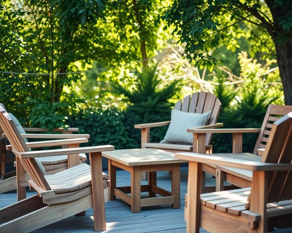 Wat maakt houten tuinmeubels tijdloos?