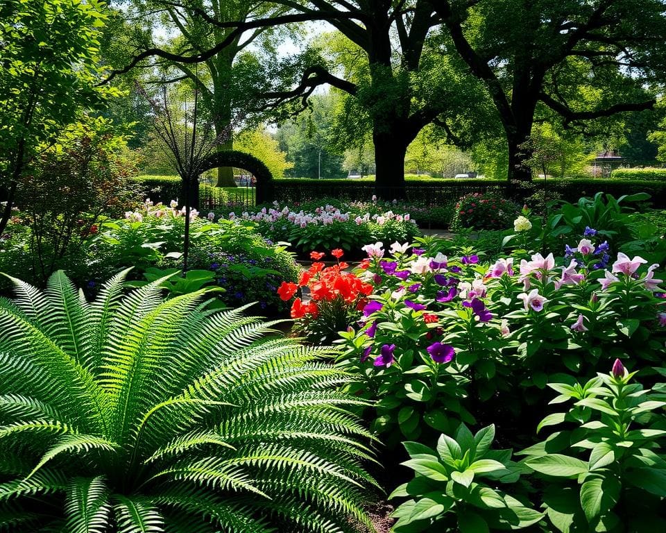 Welke bloemen bloeien goed in schaduwrijke tuinen?