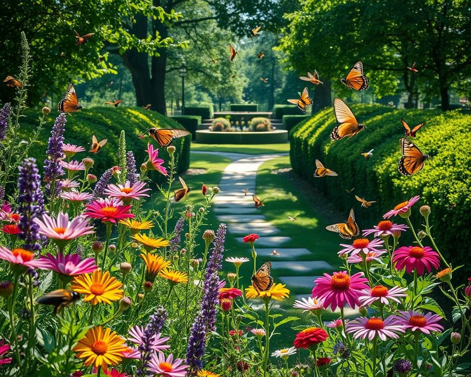 Welke planten trekken bijen en vlinders aan?