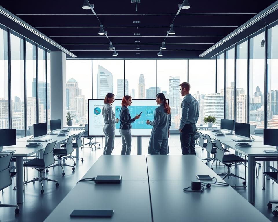 Welke rol speelt digitalisering in moderne kantoren?