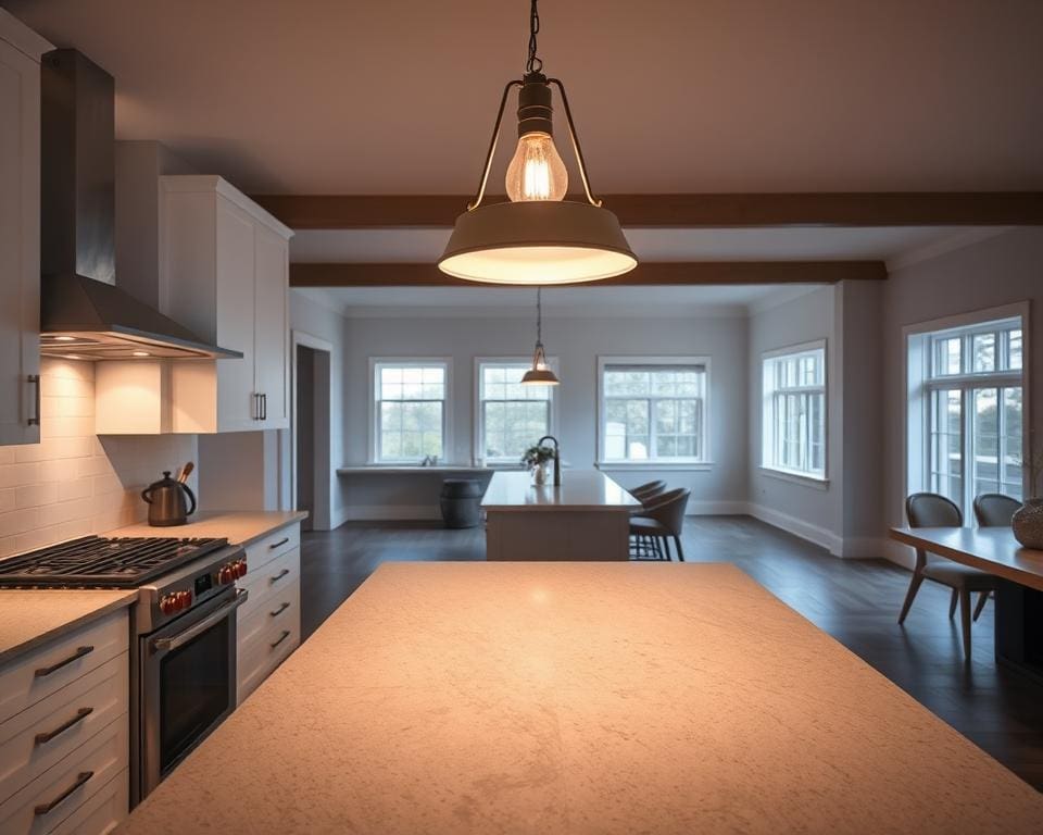 Welke verlichting gebruik je in een open keuken?