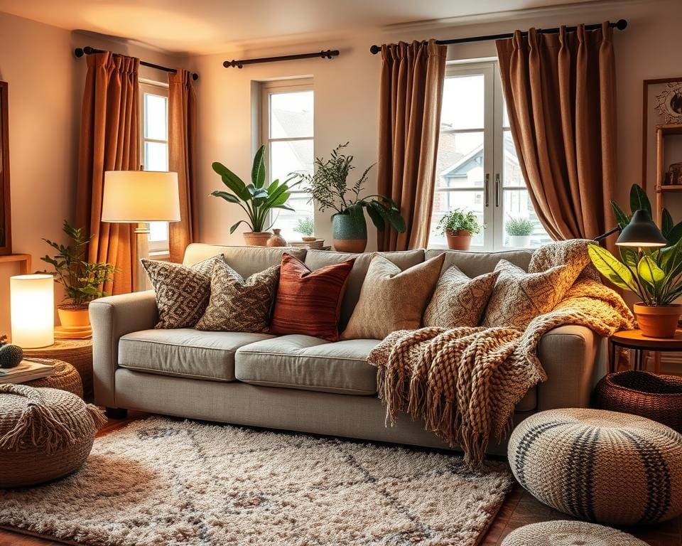 Hoe gebruik je textiel om warmte toe te voegen?