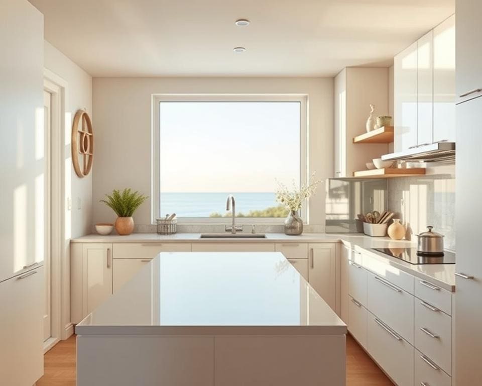 Hoe maak je een kleine keuken optisch groter?