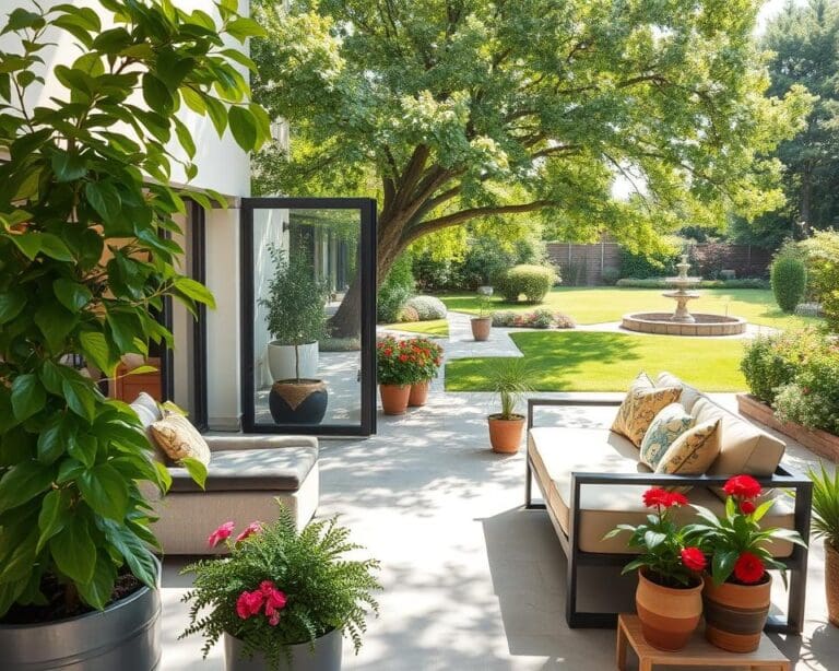 Hoe maak je je tuin een verlengstuk van binnen?