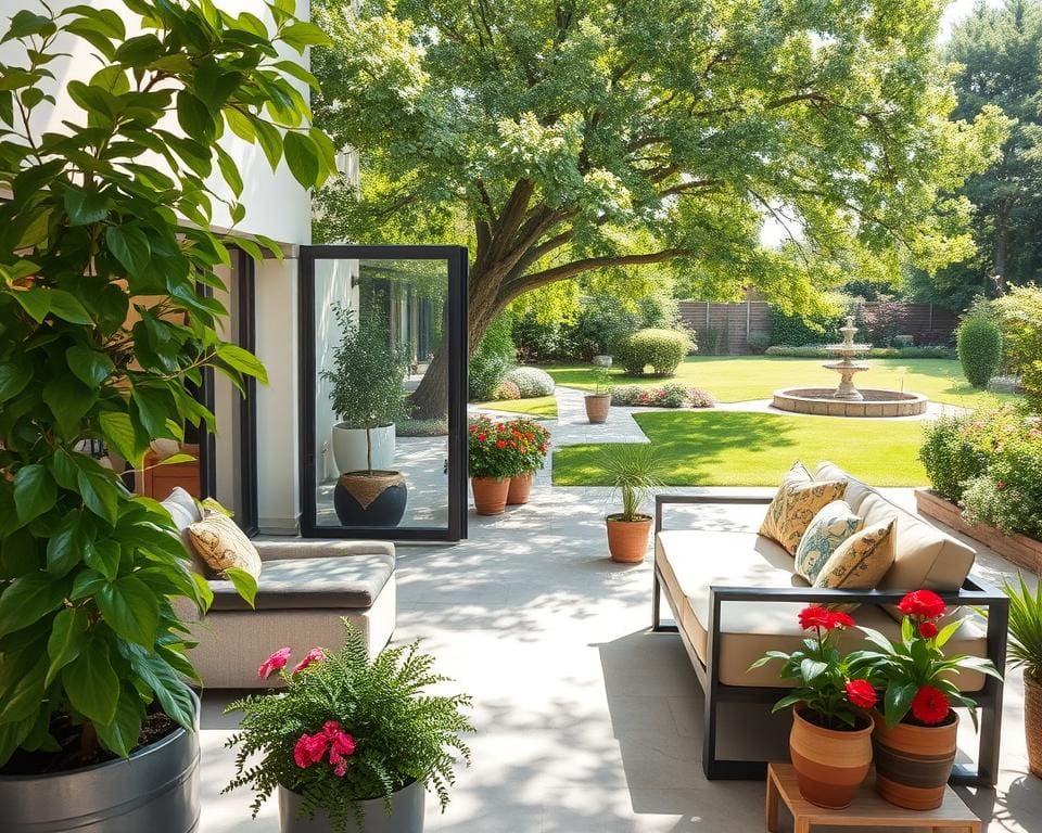 Hoe maak je je tuin een verlengstuk van binnen?