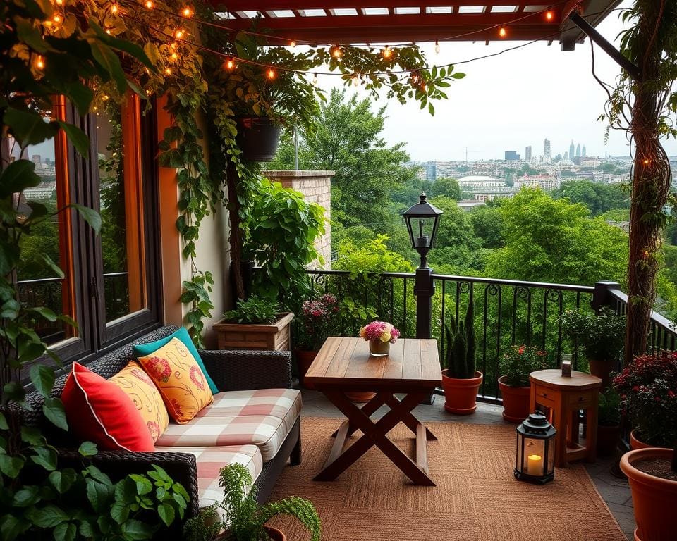 Hoe richt je een balkon gezellig en praktisch in?