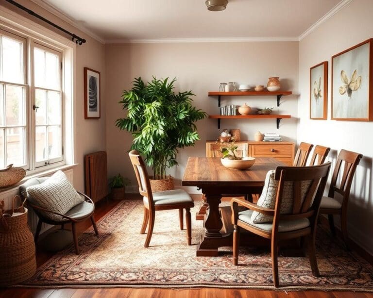 Hoe richt je een eetkamer knus en stijlvol in?