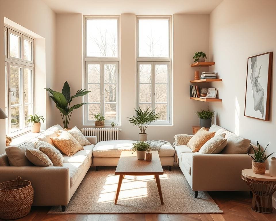 Hoe richt je een kleine woonkamer slim en sfeervol in?