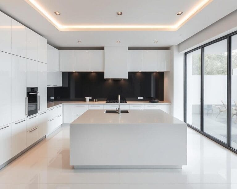 Hoe richt je een moderne keuken strak en overzichtelijk in?