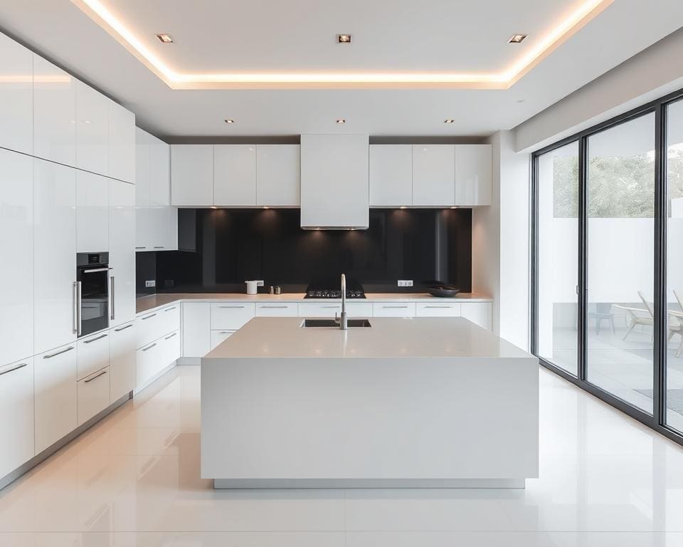 Hoe richt je een moderne keuken strak en overzichtelijk in?