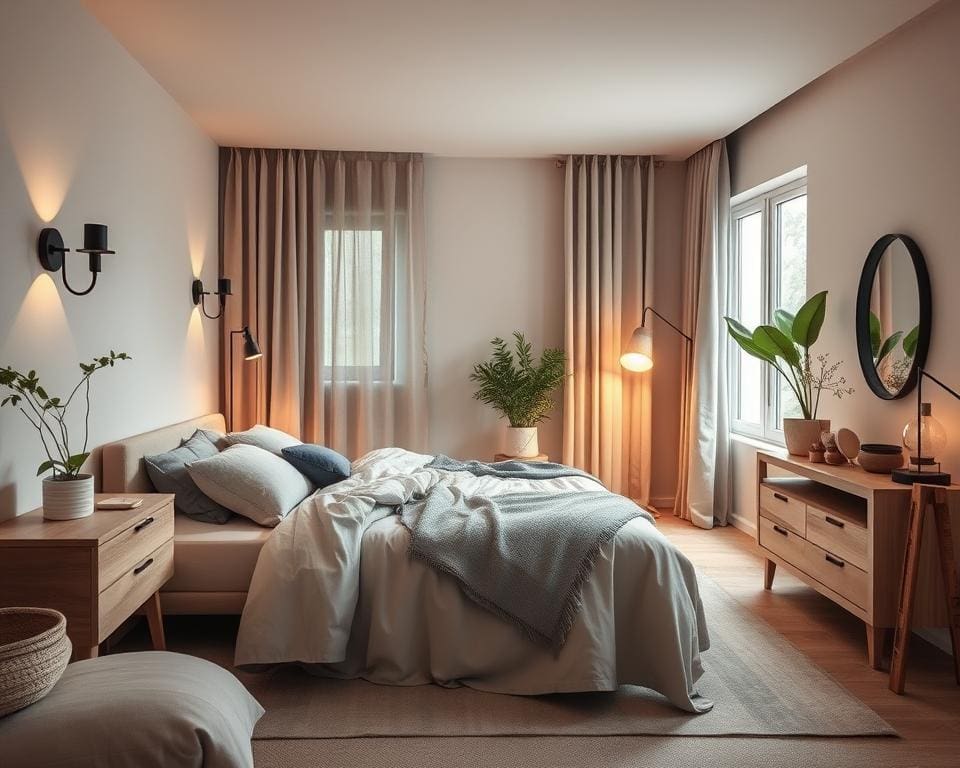 Hoe richt je een slaapkamer rustgevend in?