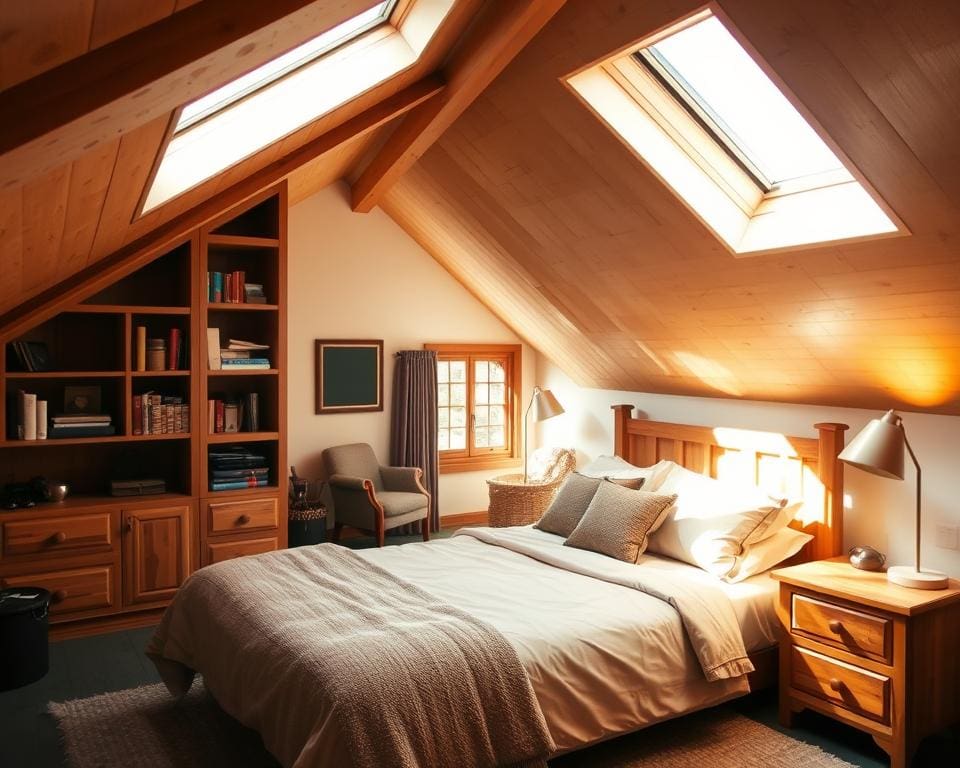 Hoe richt je een zolder in als logeerkamer?