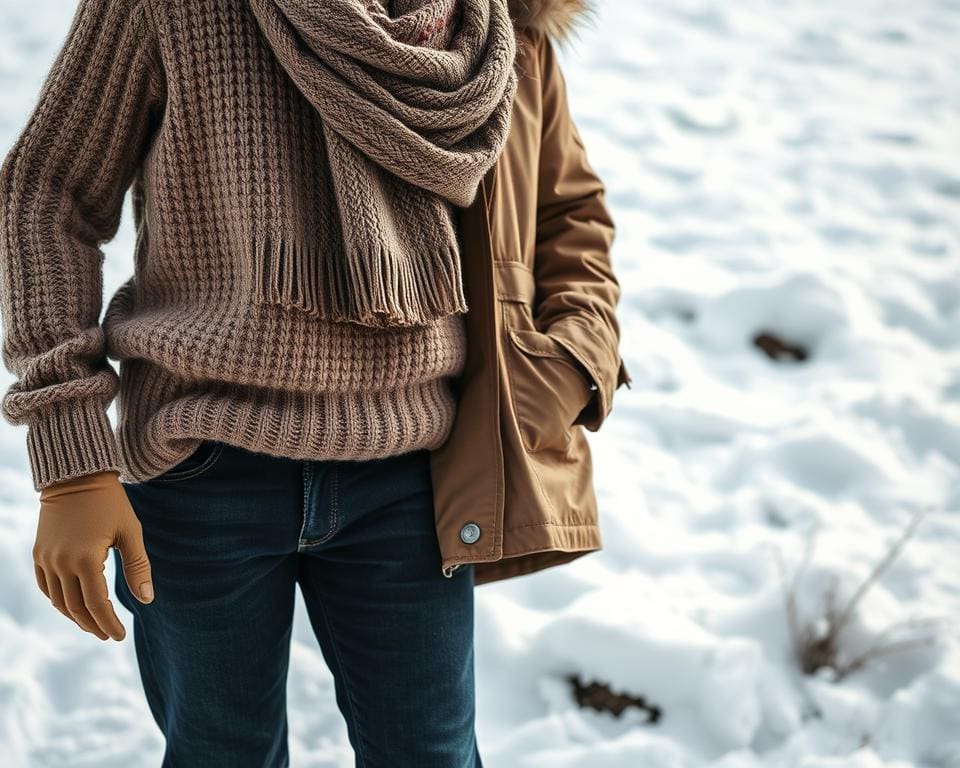 Warme styling voor koude buitendagen
