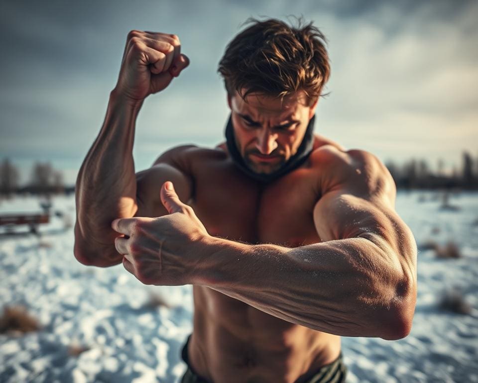 Wat helpt tegen stijve spieren door kou?