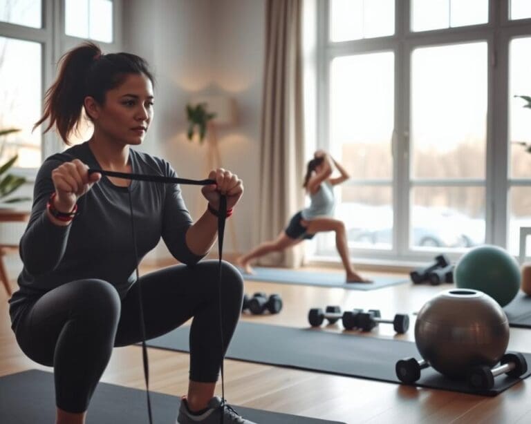 Wat zijn actieve binnenoefeningen voor winter?