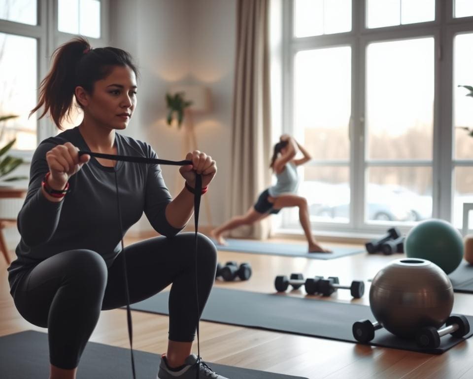 Wat zijn actieve binnenoefeningen voor winter?