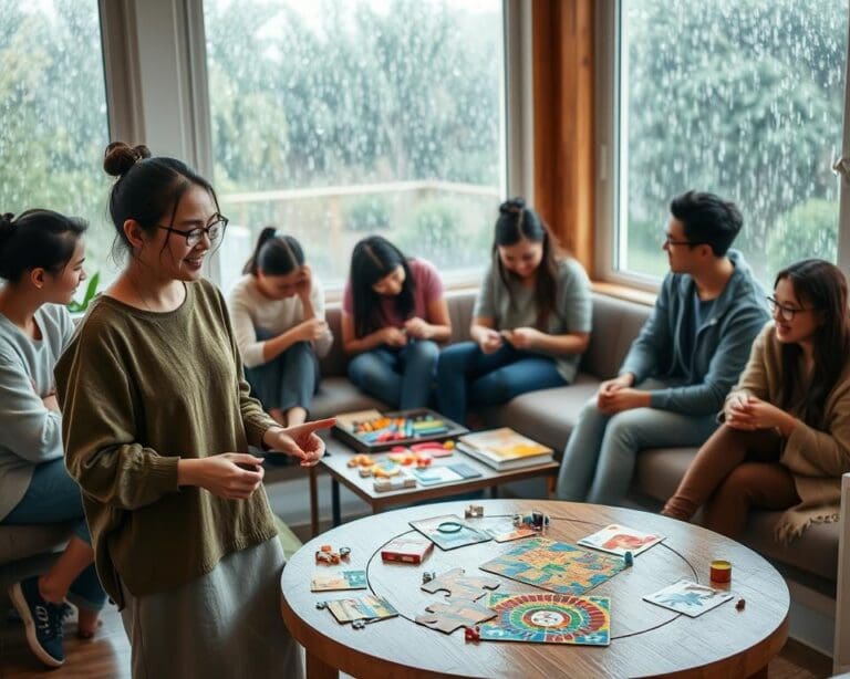 Wat doe je met een groep op een regenachtige dag?