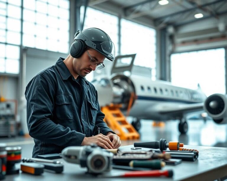 Wat doet een luchtvaartmonteur achter de schermen?