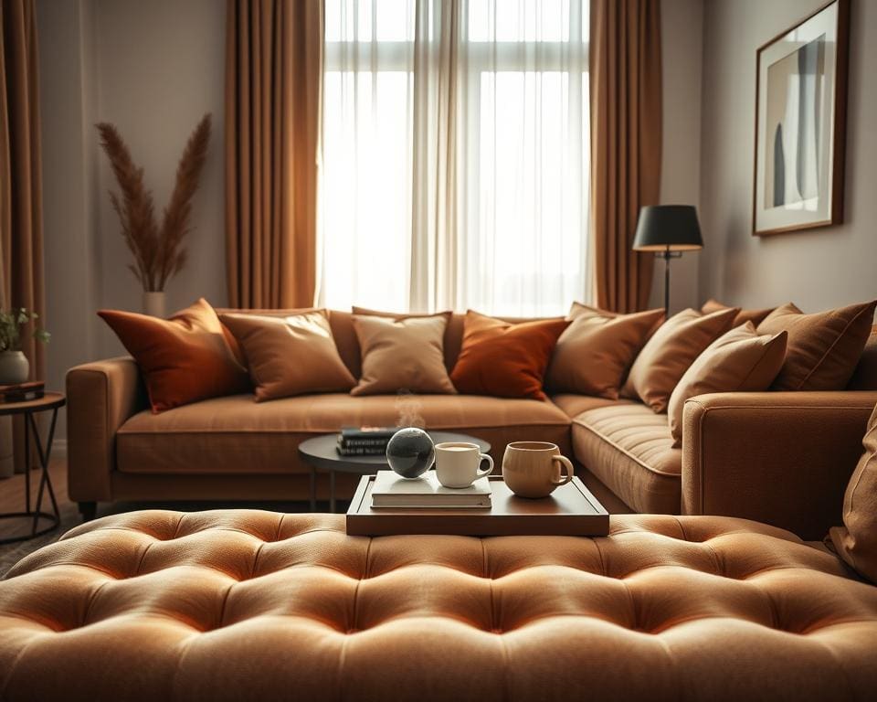 Wat maakt een bank met loungegedeelte zo comfortabel?