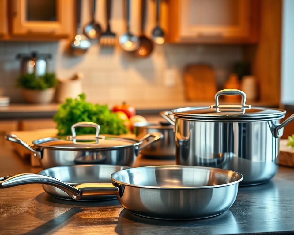 Wat maakt een goede pannenset belangrijk in de keuken?