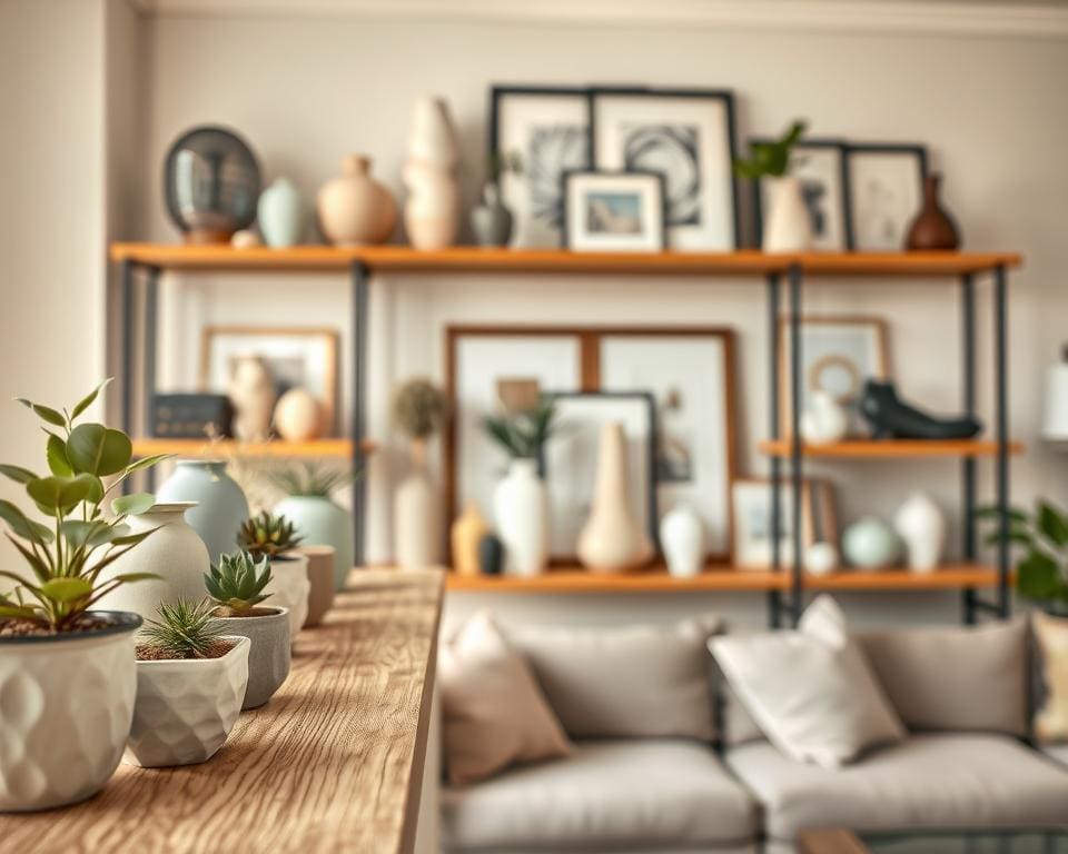 Wat maakt een open kast ideaal voor decoratiestukken?